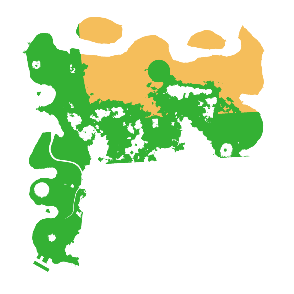 Biome Rust Map: Procedural Map, Size: 3500, Seed: 335827512