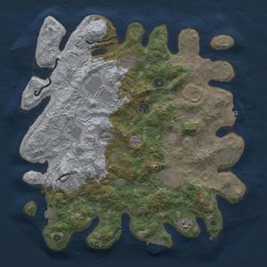 Thumbnail Rust Map: Procedural Map, Size: 4000, Seed: 979043604, 18 Monuments