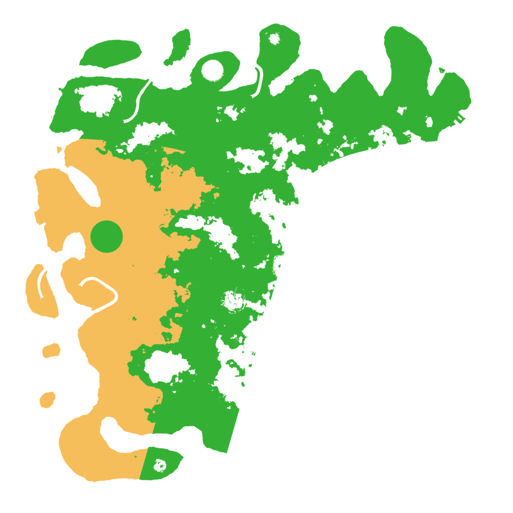 Biome Rust Map: Procedural Map, Size: 4200, Seed: 3500