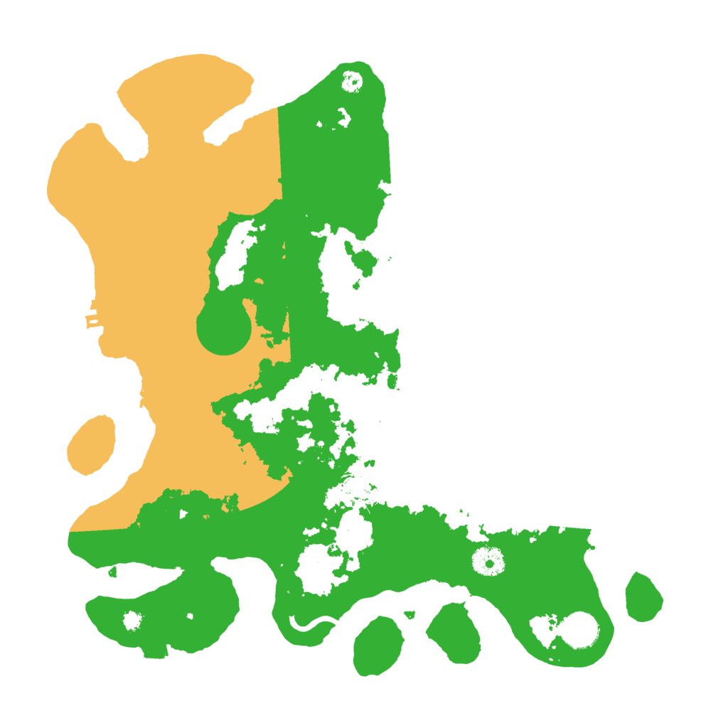 Biome Rust Map: Procedural Map, Size: 3500, Seed: 47636660