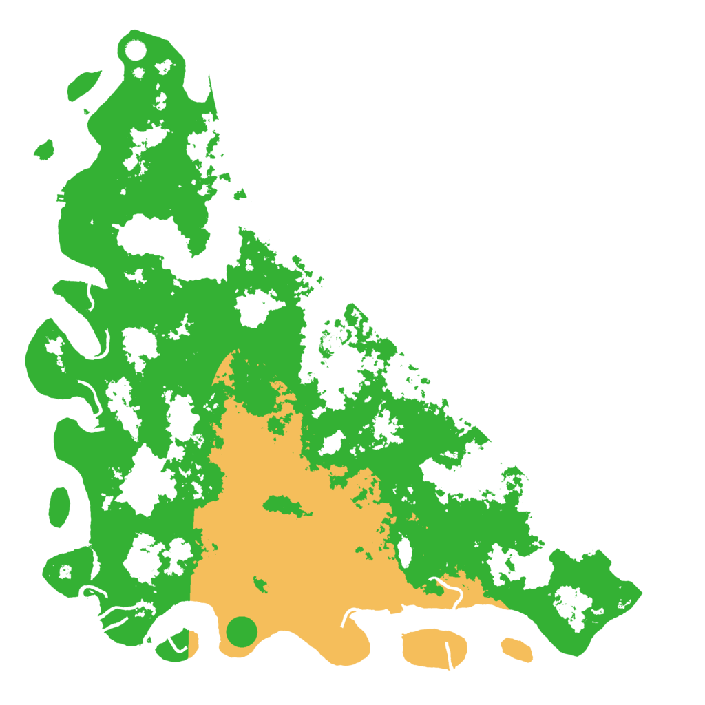 Biome Rust Map: Procedural Map, Size: 6000, Seed: 745867301