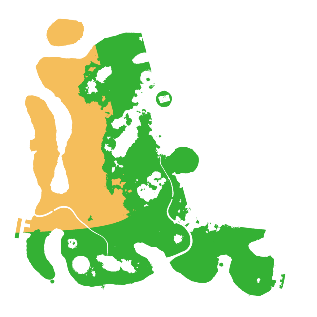 Biome Rust Map: Procedural Map, Size: 3200, Seed: 857618360