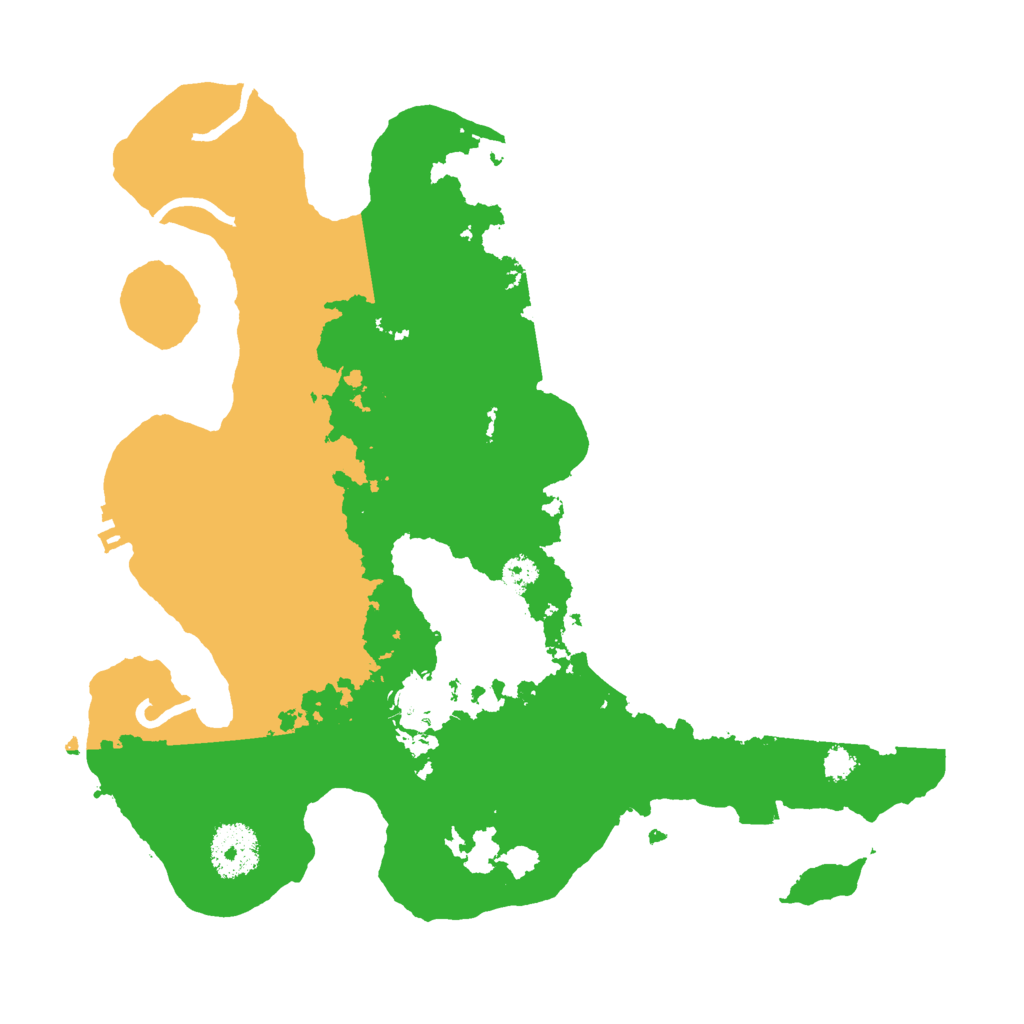 Biome Rust Map: Procedural Map, Size: 3000, Seed: 8435067