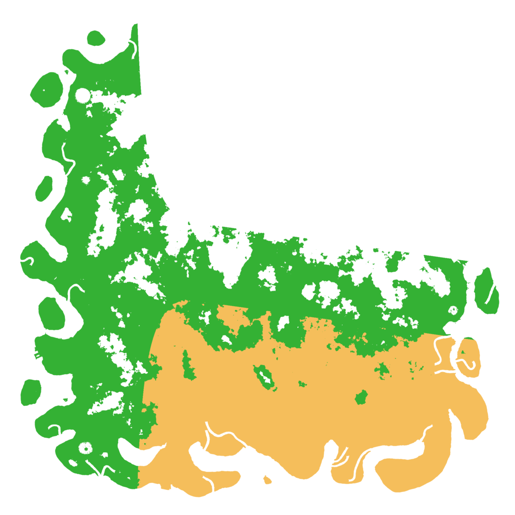 Biome Rust Map: Procedural Map, Size: 6000, Seed: 396116144