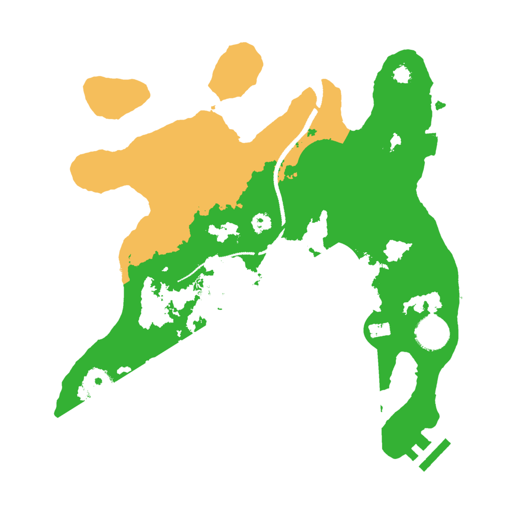 Biome Rust Map: Procedural Map, Size: 2700, Seed: 1539745860