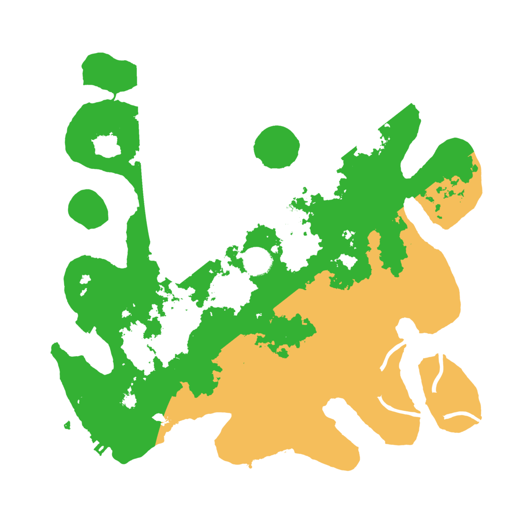 Biome Rust Map: Procedural Map, Size: 3250, Seed: 80217146