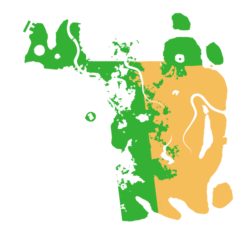 Biome Rust Map: Procedural Map, Size: 4000, Seed: 539602195