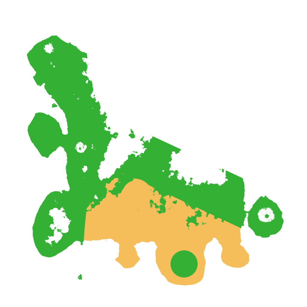 Biome Rust Map: Procedural Map, Size: 3000, Seed: 23113