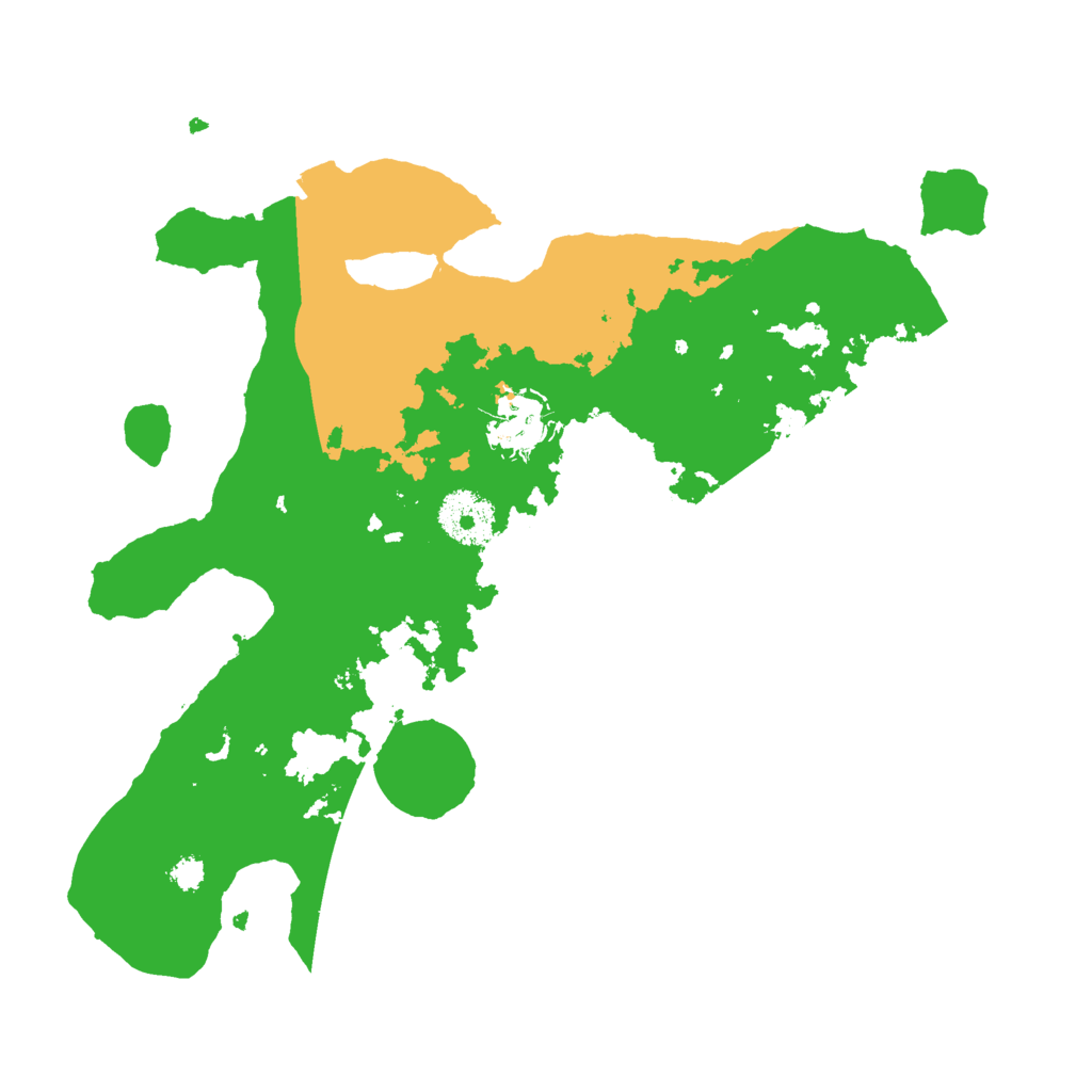 Biome Rust Map: Procedural Map, Size: 3000, Seed: 534940027