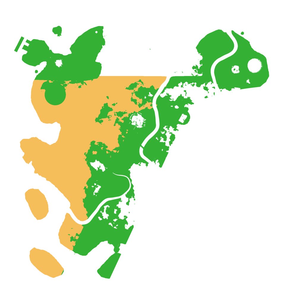 Biome Rust Map: Procedural Map, Size: 3800, Seed: 94030