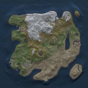 Thumbnail Rust Map: Procedural Map, Size: 3000, Seed: 932390131, 12 Monuments