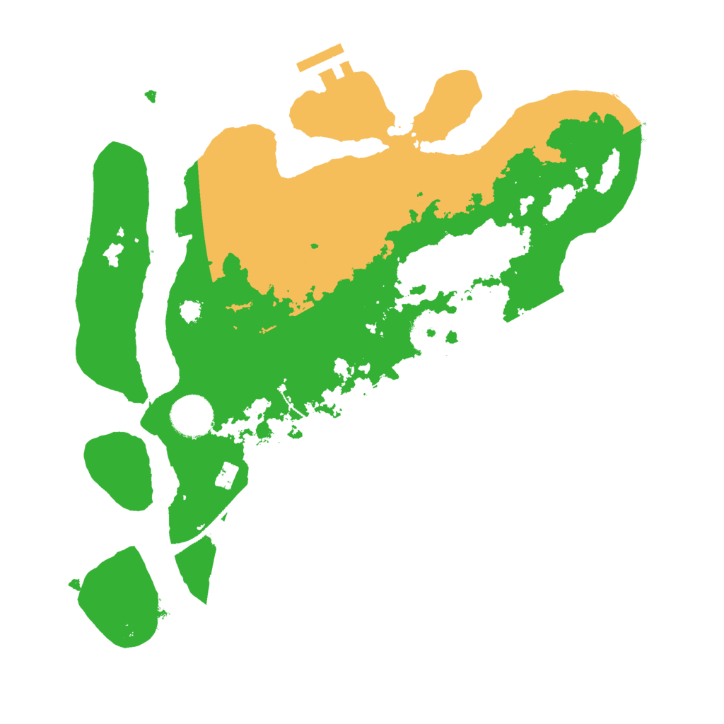 Biome Rust Map: Procedural Map, Size: 3000, Seed: 376320774