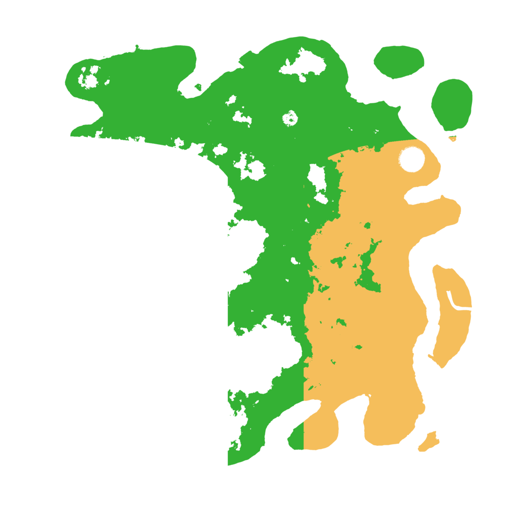 Biome Rust Map: Procedural Map, Size: 3500, Seed: 640568867