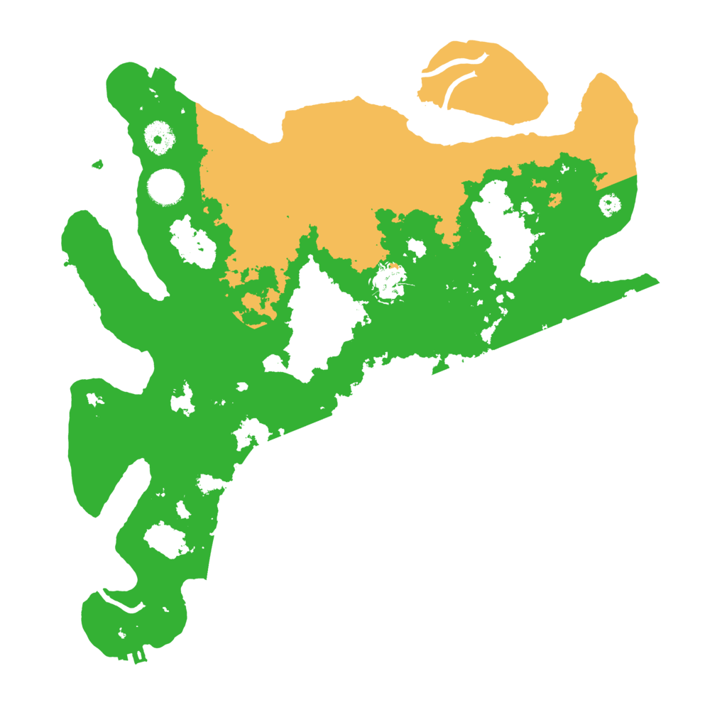 Biome Rust Map: Procedural Map, Size: 3500, Seed: 2143776044