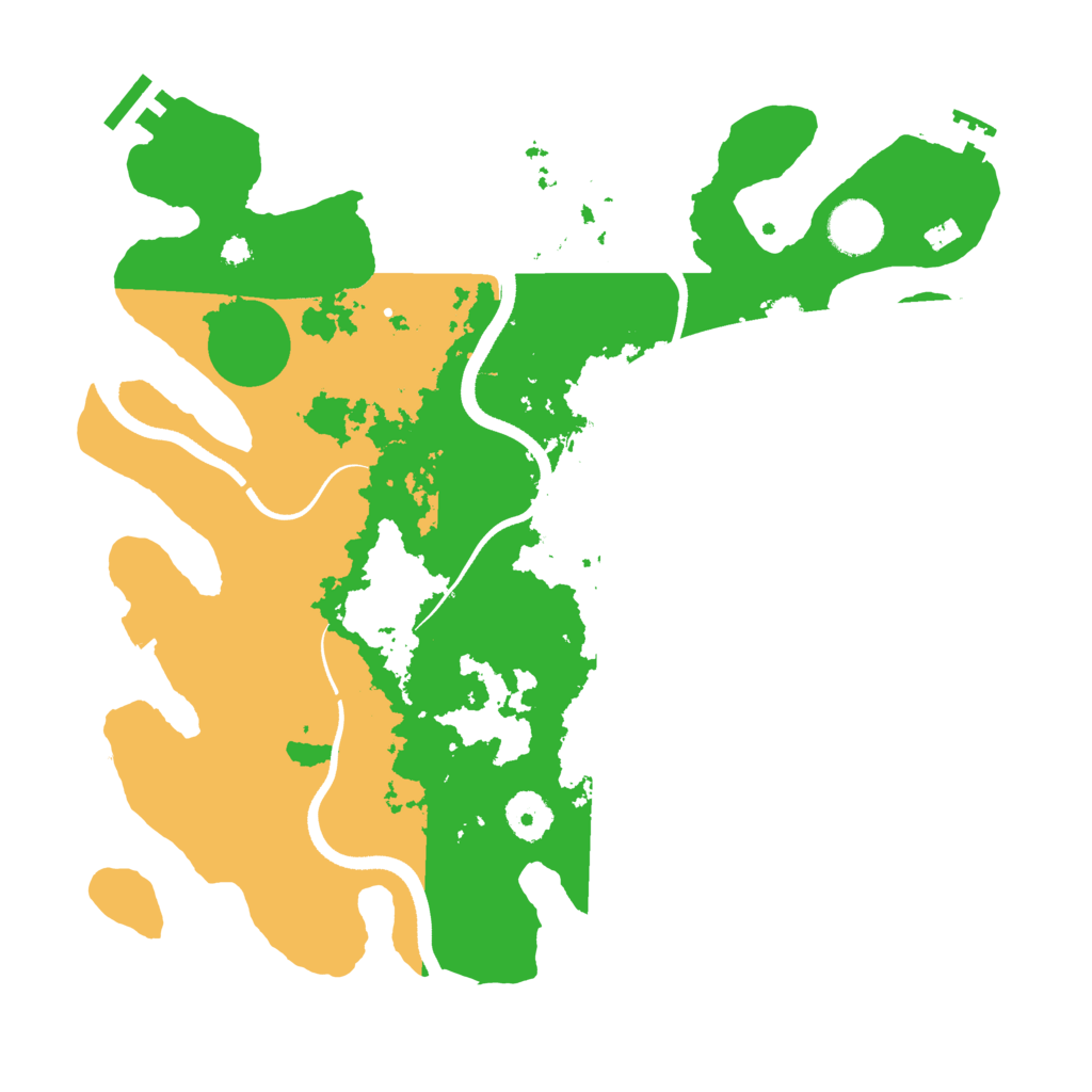 Biome Rust Map: Procedural Map, Size: 3500, Seed: 1380313958