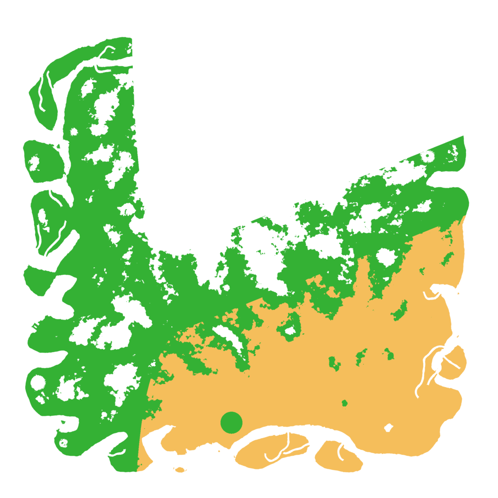 Biome Rust Map: Procedural Map, Size: 6000, Seed: 6861