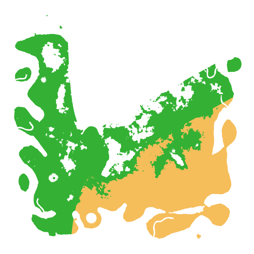 Biome Rust Map: Procedural Map, Size: 4300, Seed: 245444