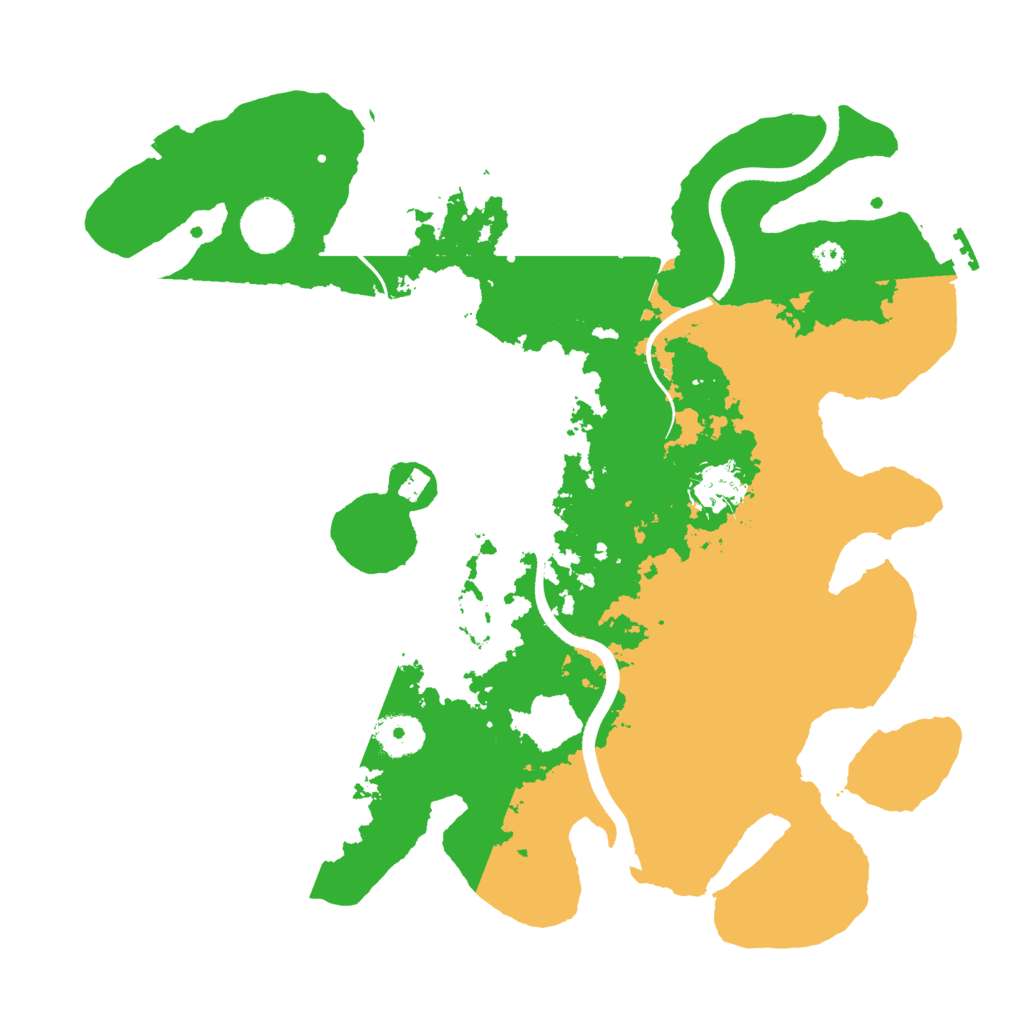 Biome Rust Map: Procedural Map, Size: 3500, Seed: 4978281