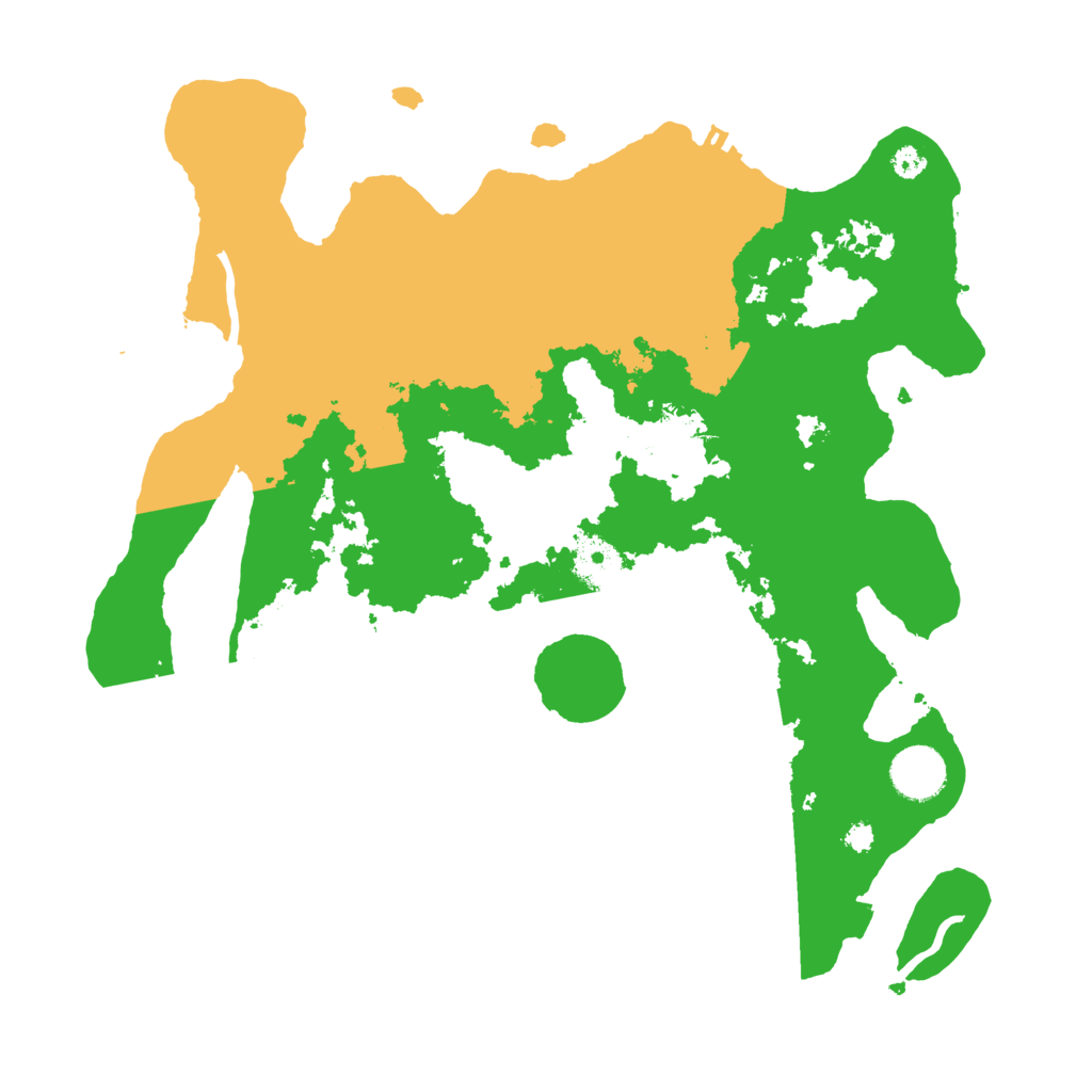 Biome Rust Map: Procedural Map, Size: 3500, Seed: 147758779