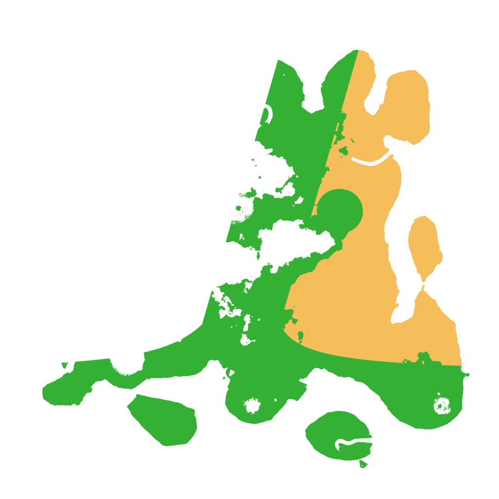 Biome Rust Map: Procedural Map, Size: 3000, Seed: 25813