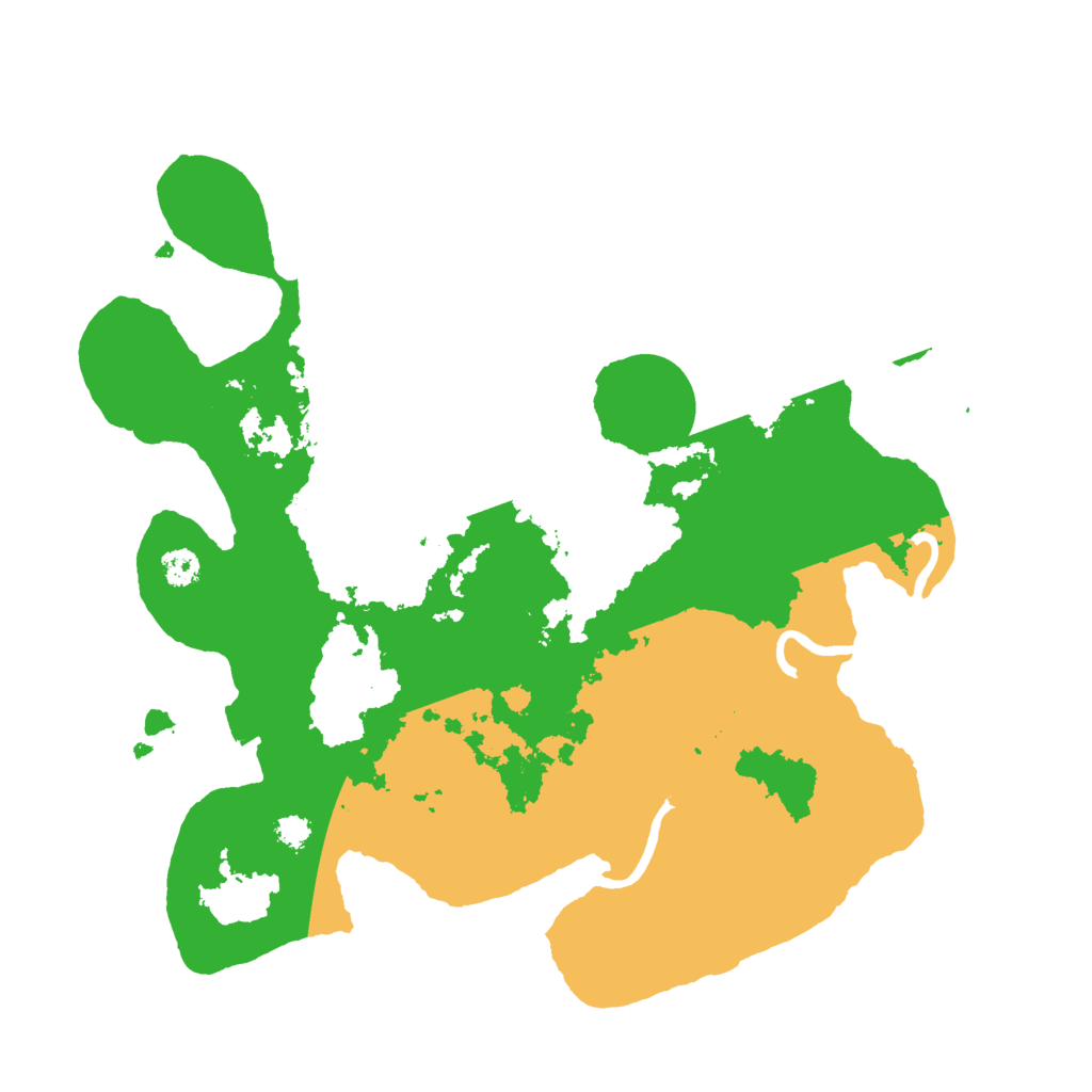 Biome Rust Map: Procedural Map, Size: 3000, Seed: 32464