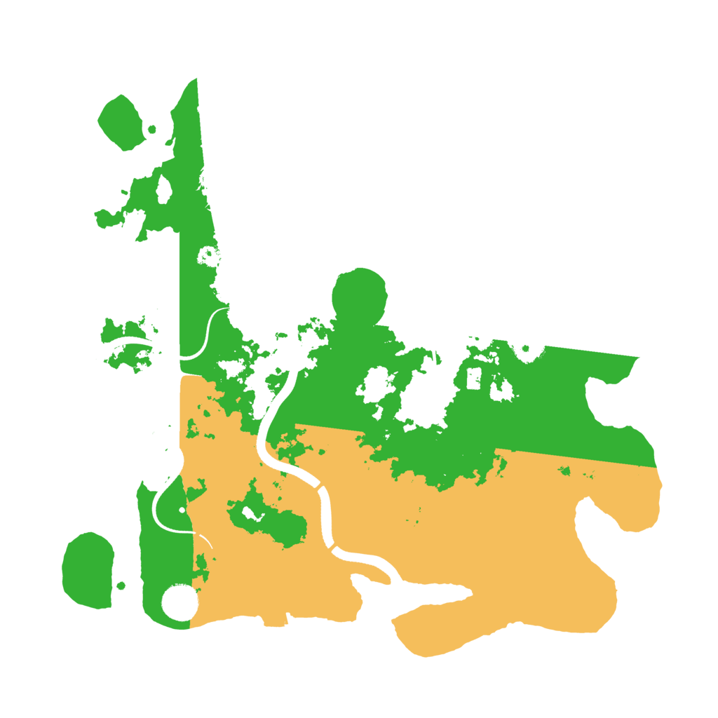 Biome Rust Map: Procedural Map, Size: 3500, Seed: 19941103