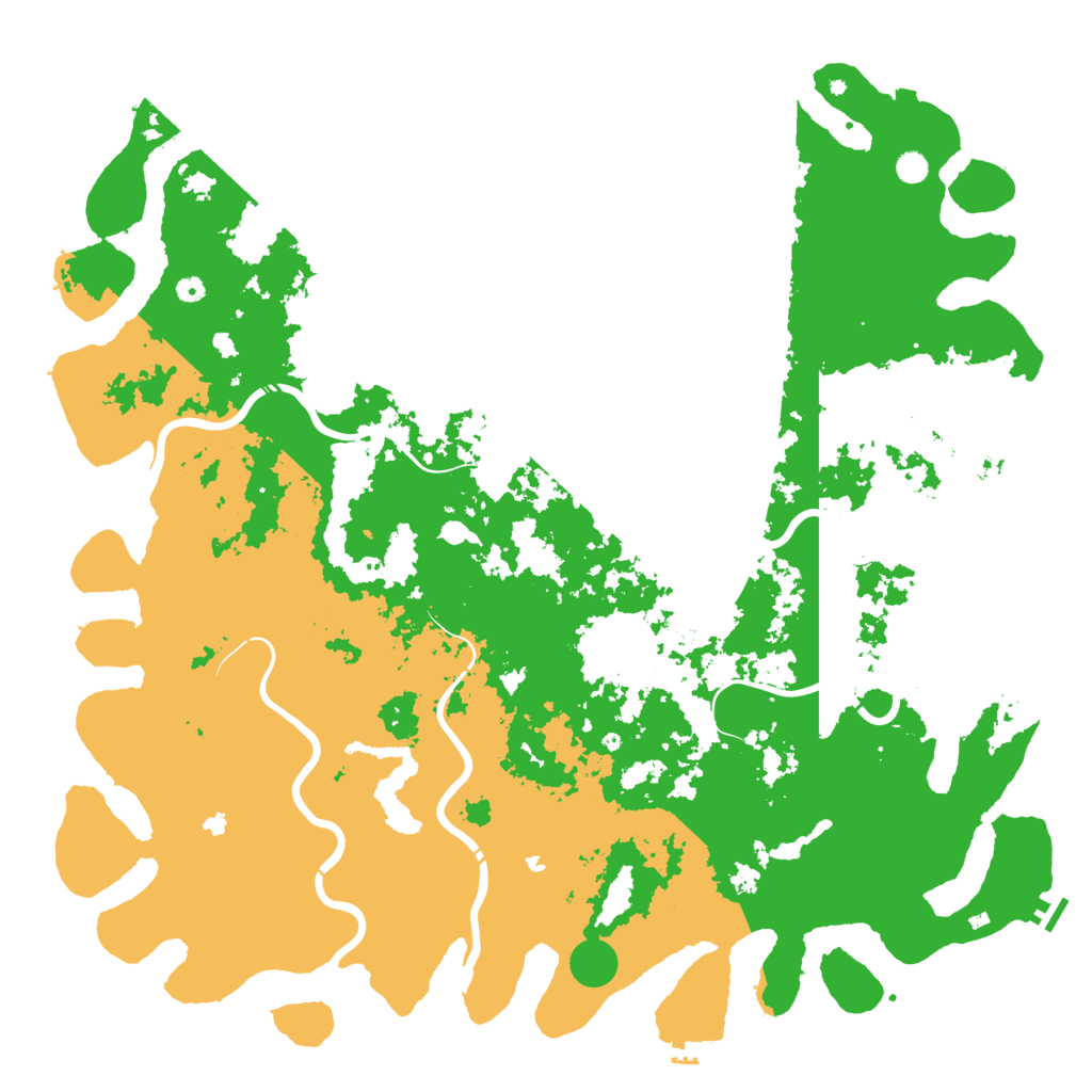 Biome Rust Map: Procedural Map, Size: 6000, Seed: 1715363357