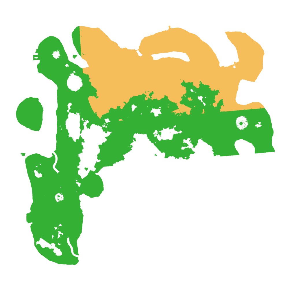 Biome Rust Map: Procedural Map, Size: 3500, Seed: 1376341667