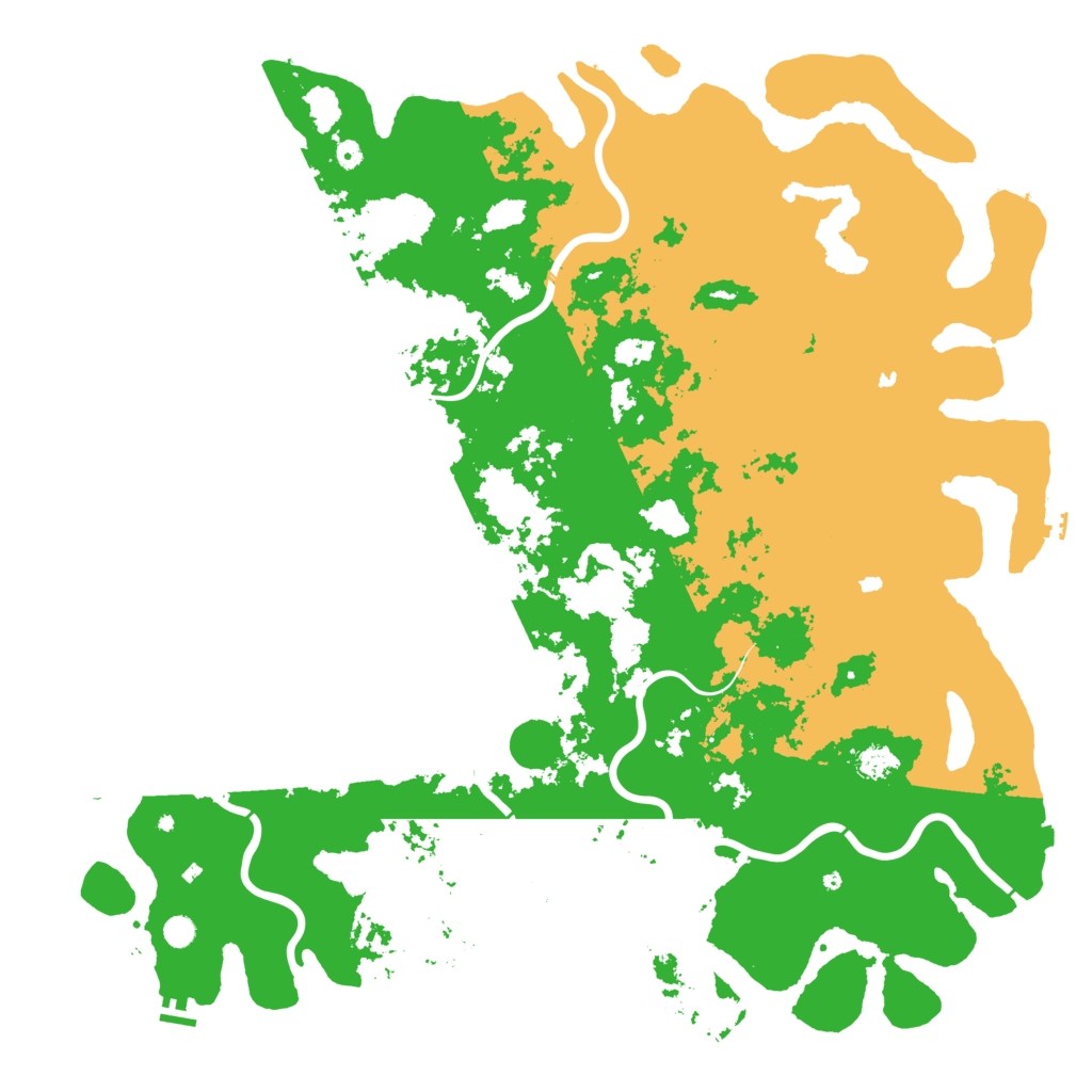 Biome Rust Map: Procedural Map, Size: 6000, Seed: 756169048