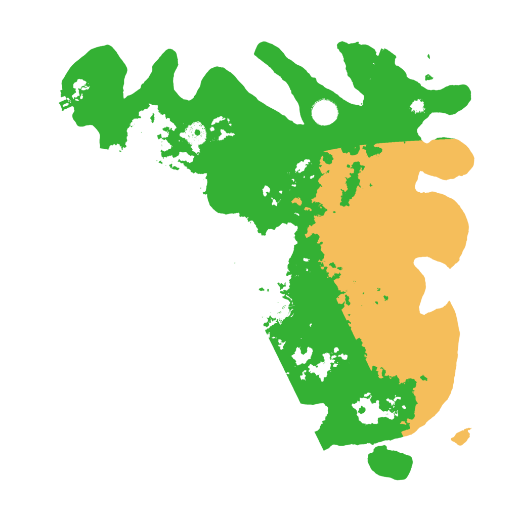 Biome Rust Map: Procedural Map, Size: 3500, Seed: 87443
