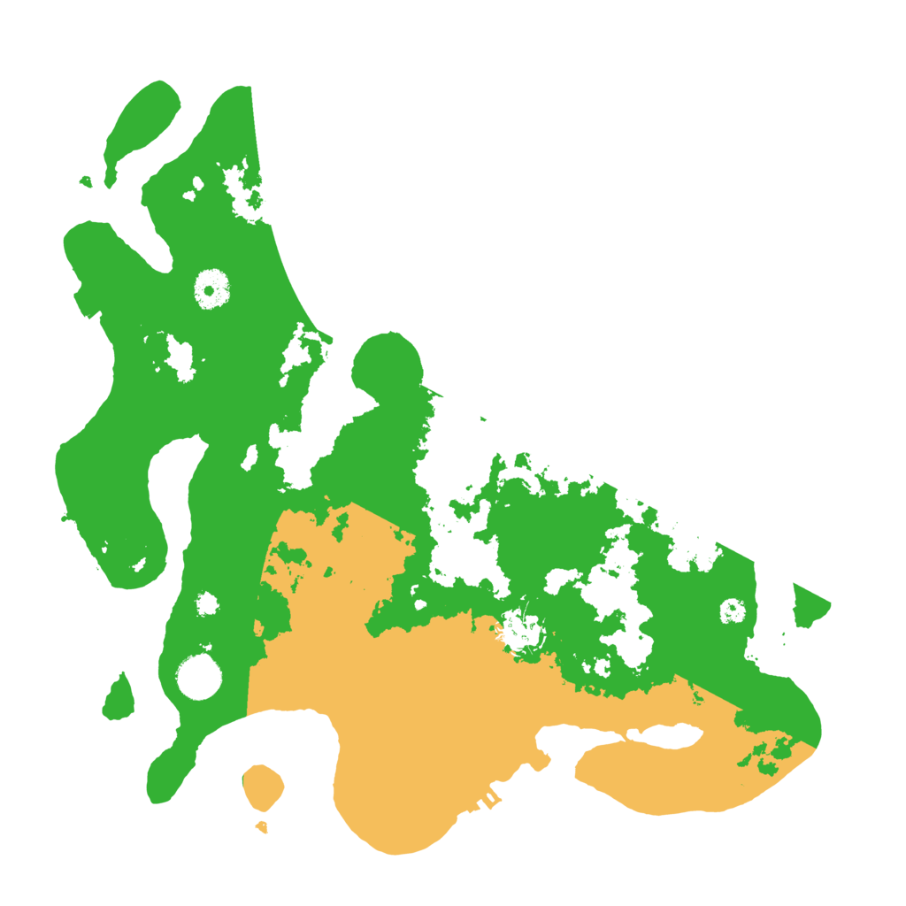 Biome Rust Map: Procedural Map, Size: 3600, Seed: 20602