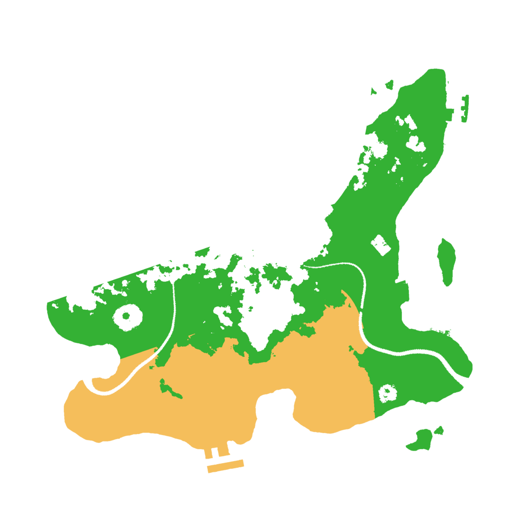 Biome Rust Map: Procedural Map, Size: 2850, Seed: 648252