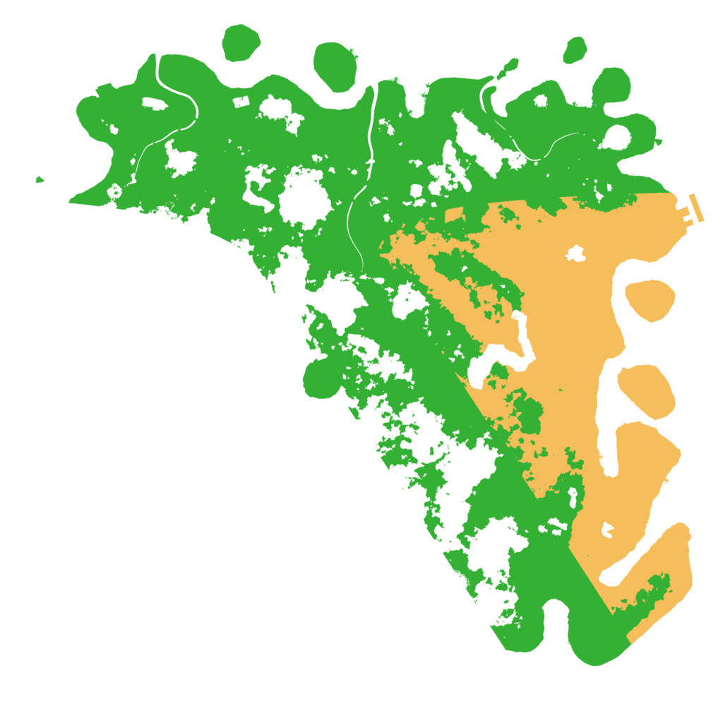 Biome Rust Map: Procedural Map, Size: 5000, Seed: 1237908371