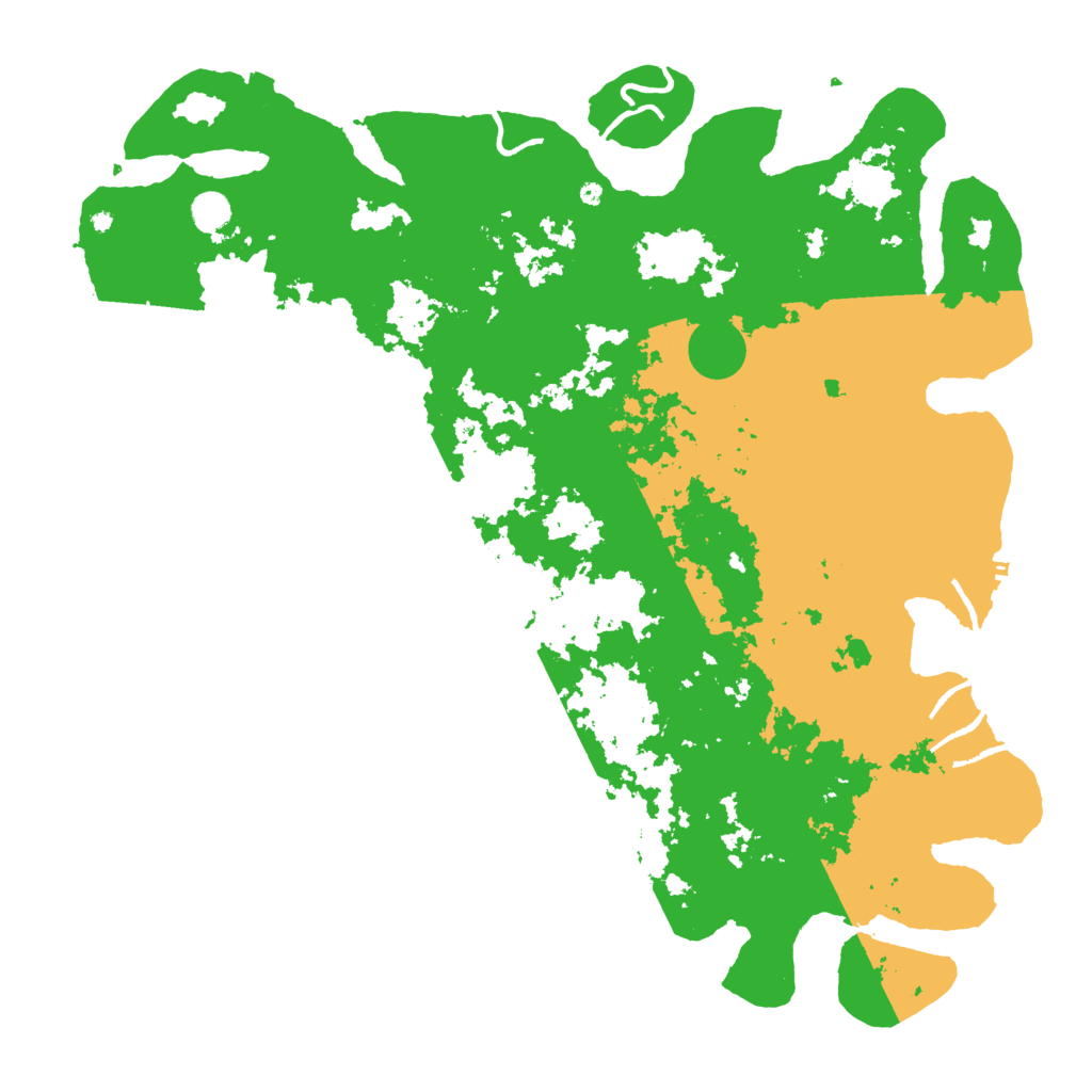 Biome Rust Map: Procedural Map, Size: 5000, Seed: 6282
