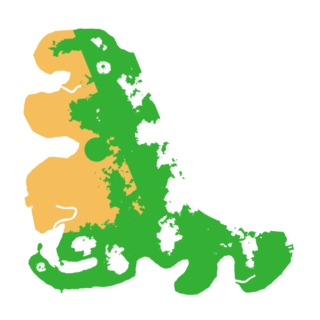 Biome Rust Map: Procedural Map, Size: 3500, Seed: 123447132