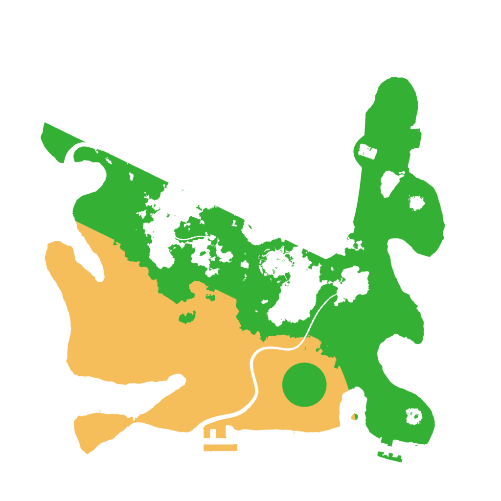 Biome Rust Map: Procedural Map, Size: 3000, Seed: 860039097