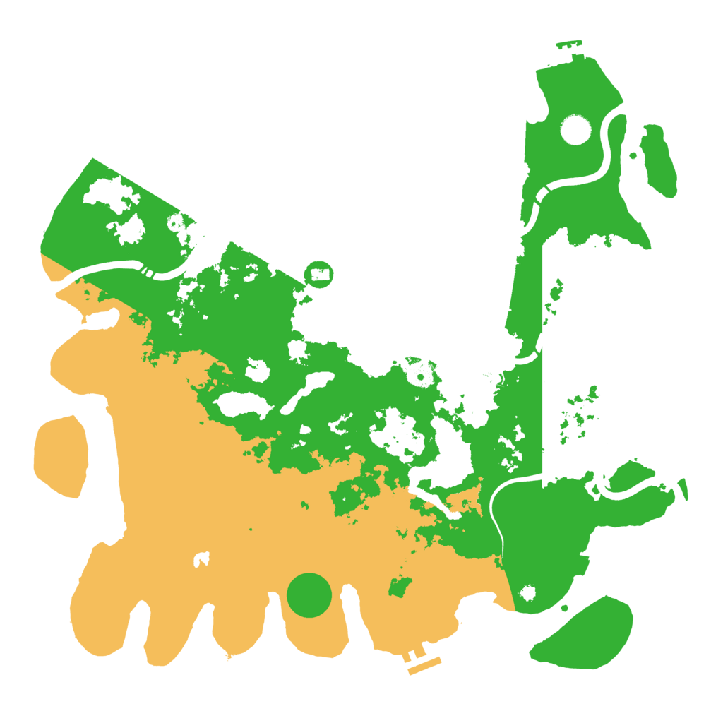 Biome Rust Map: Procedural Map, Size: 4250, Seed: 108946393
