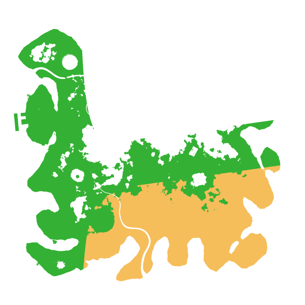 Biome Rust Map: Procedural Map, Size: 3500, Seed: 985268165