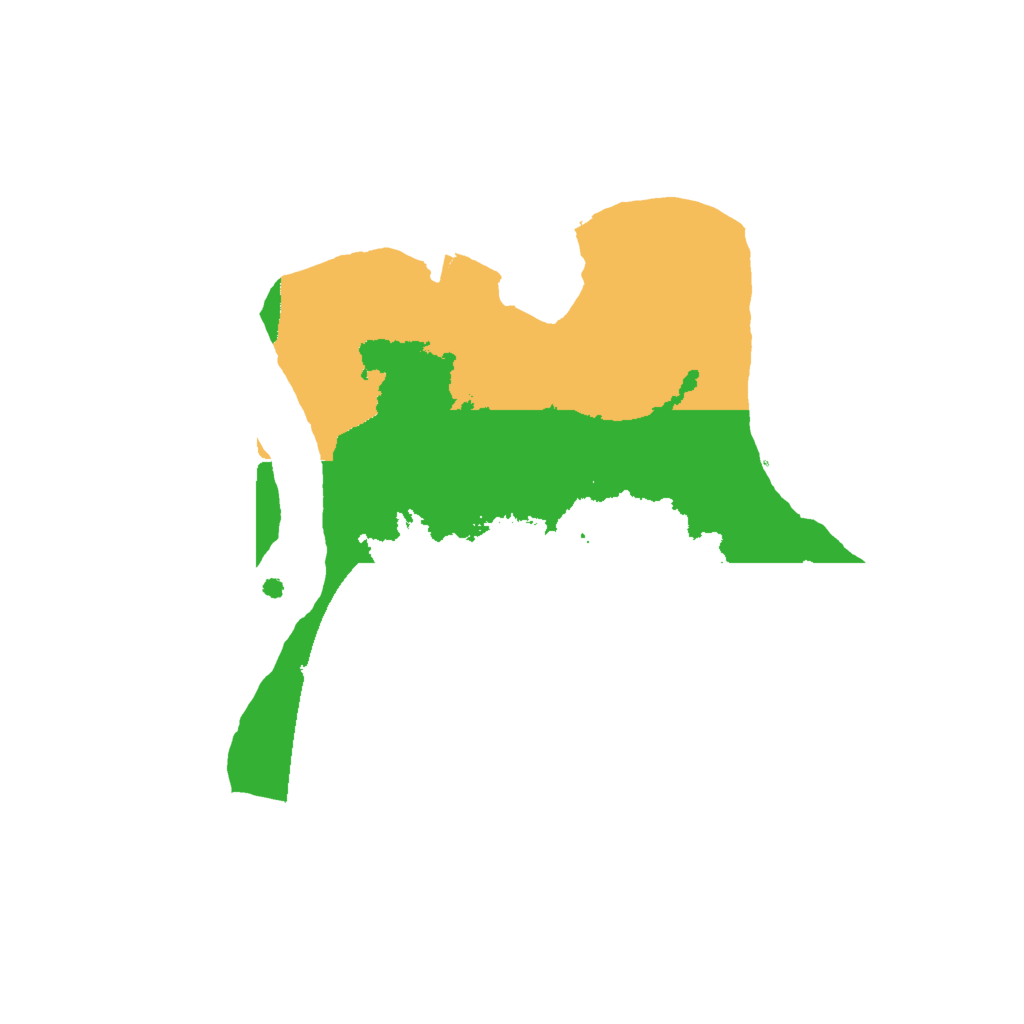 Biome Rust Map: Procedural Map, Size: 2000, Seed: 700816564