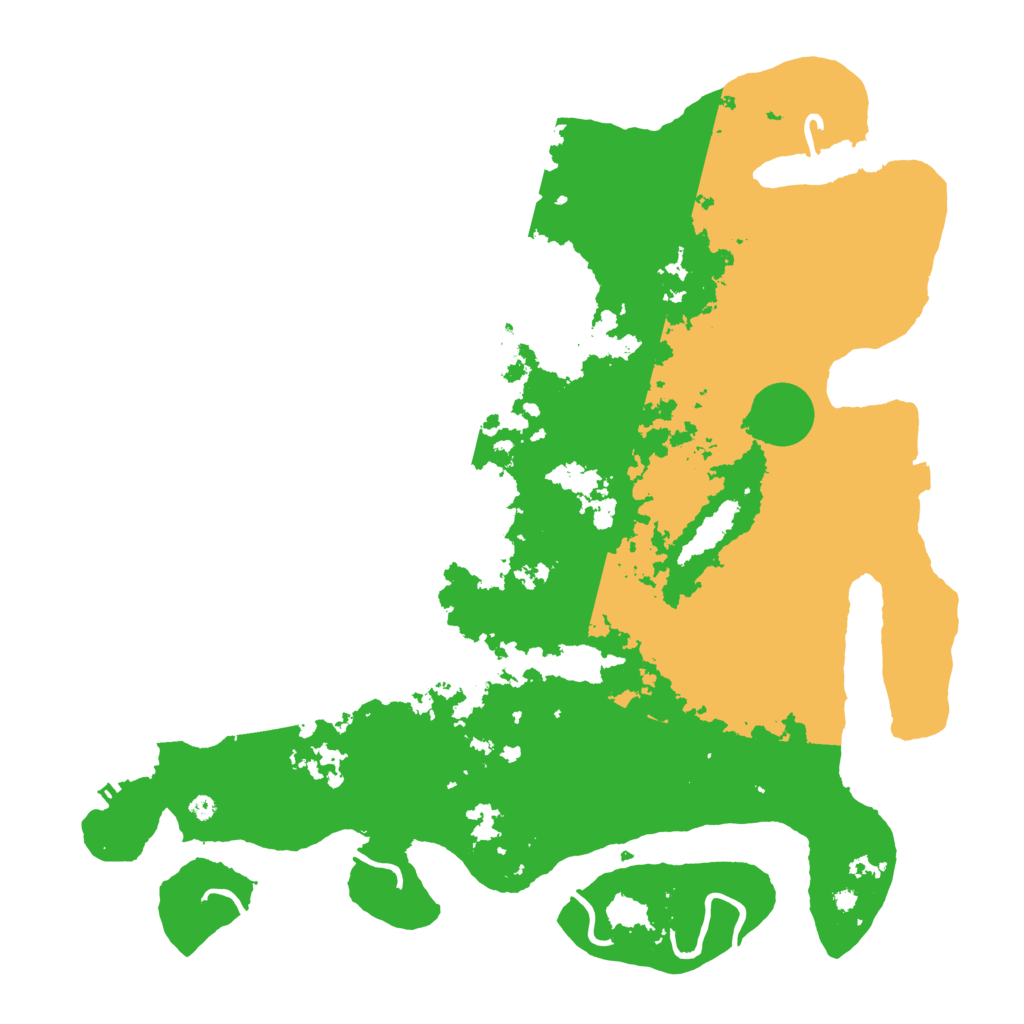 Biome Rust Map: Procedural Map, Size: 4250, Seed: 30758
