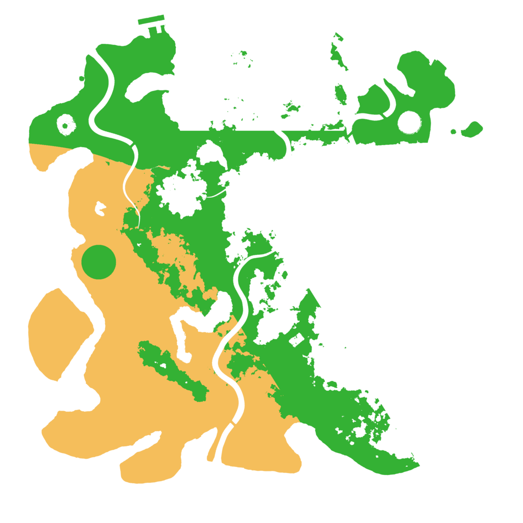 Biome Rust Map: Procedural Map, Size: 4000, Seed: 38389531
