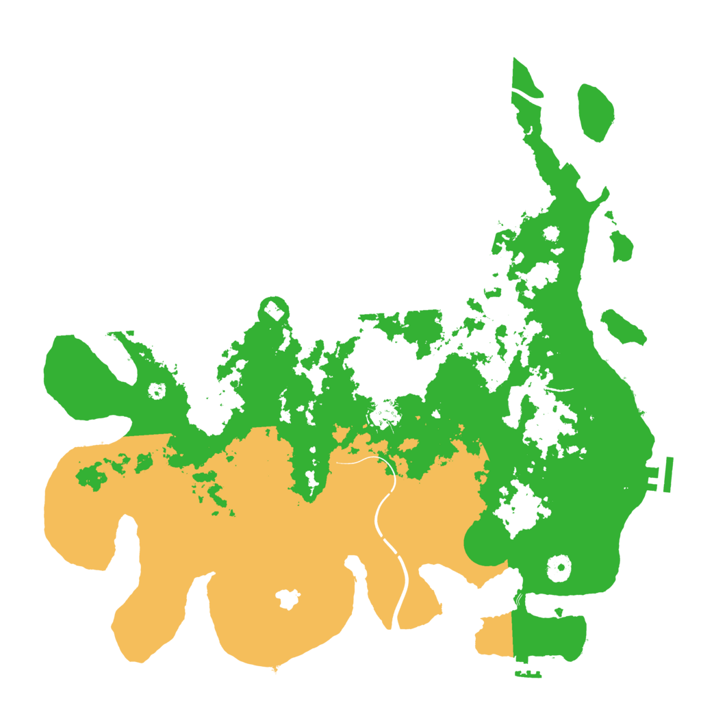 Biome Rust Map: Procedural Map, Size: 4000, Seed: 1334304947