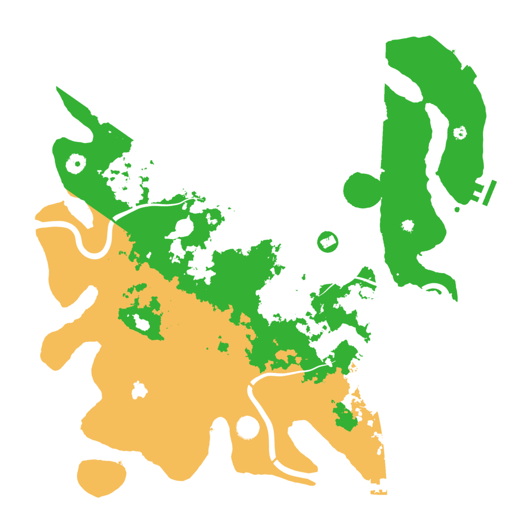 Biome Rust Map: Procedural Map, Size: 4000, Seed: 19621215