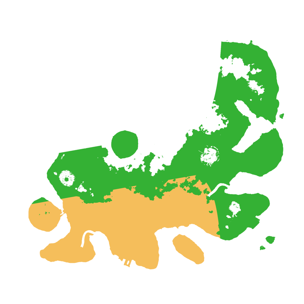 Biome Rust Map: Procedural Map, Size: 3000, Seed: 13865