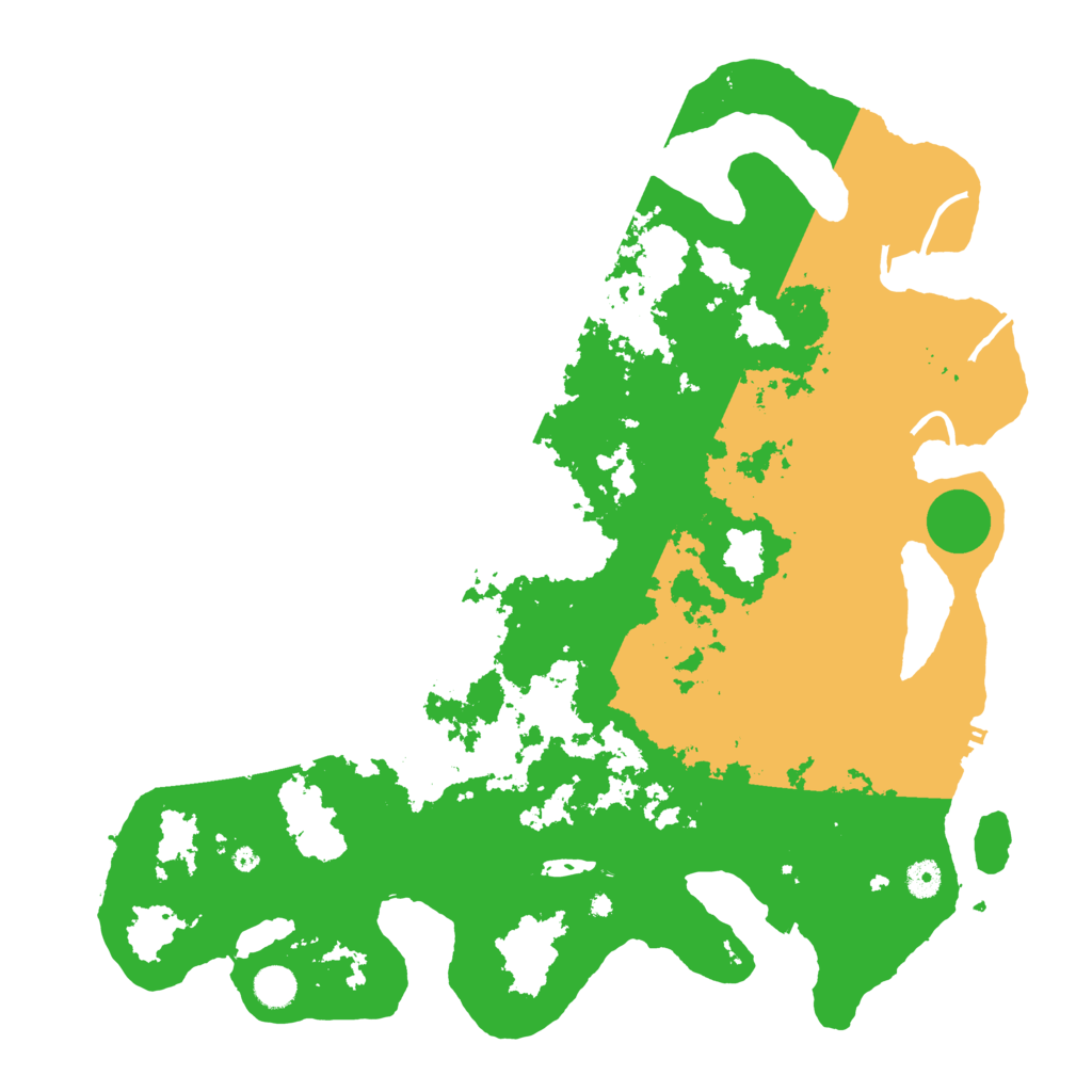 Biome Rust Map: Procedural Map, Size: 4500, Seed: 1954032042