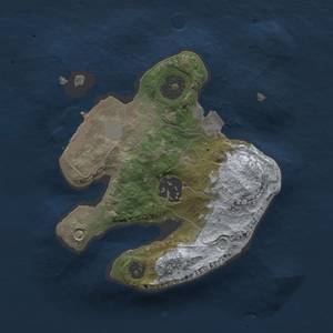 Thumbnail Rust Map: Procedural Map, Size: 2000, Seed: 1897940601, 5 Monuments