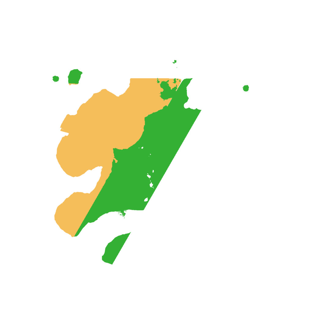 Biome Rust Map: Procedural Map, Size: 2000, Seed: 1897940601