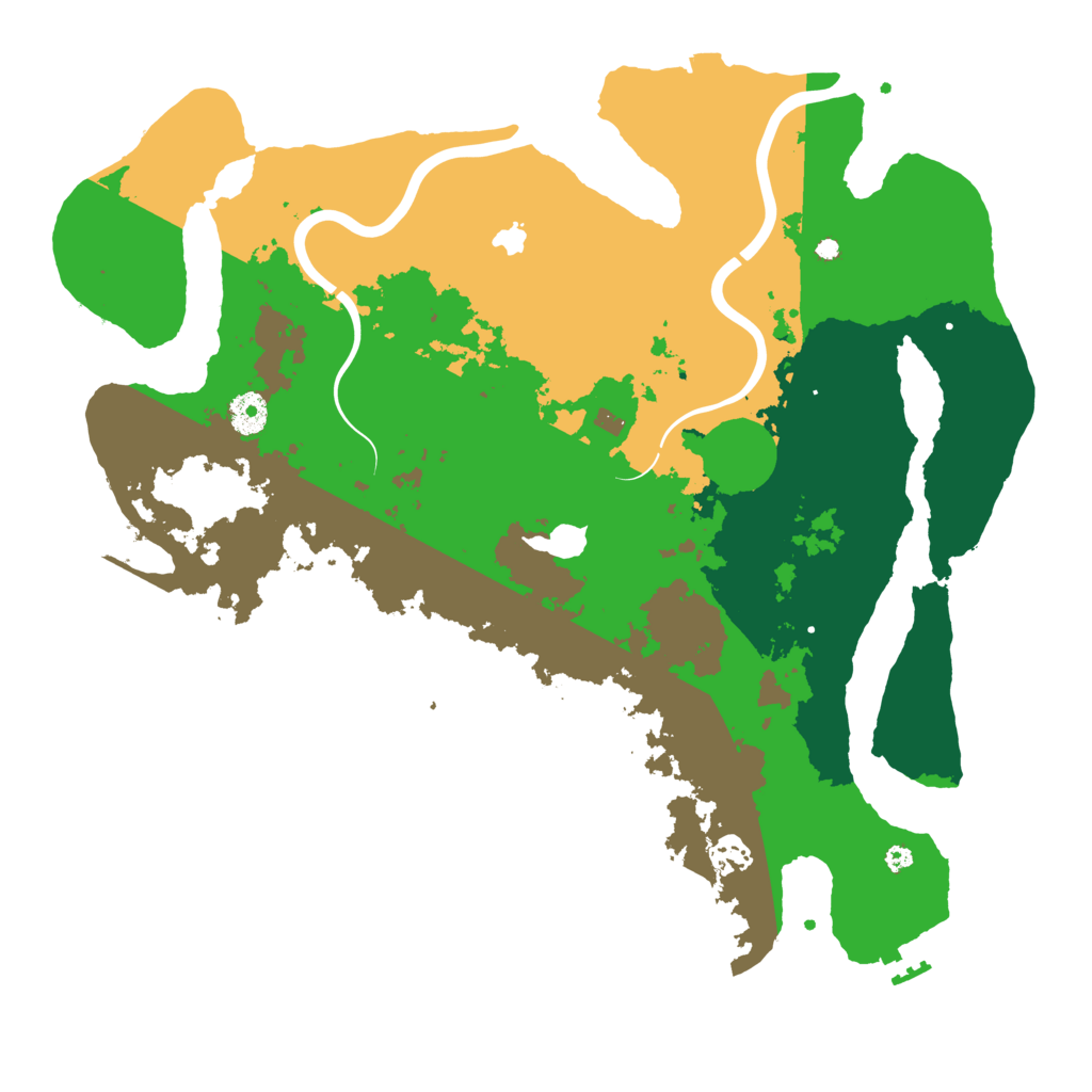 Biome Rust Map: Procedural Map, Size: 4000, Seed: 19930819