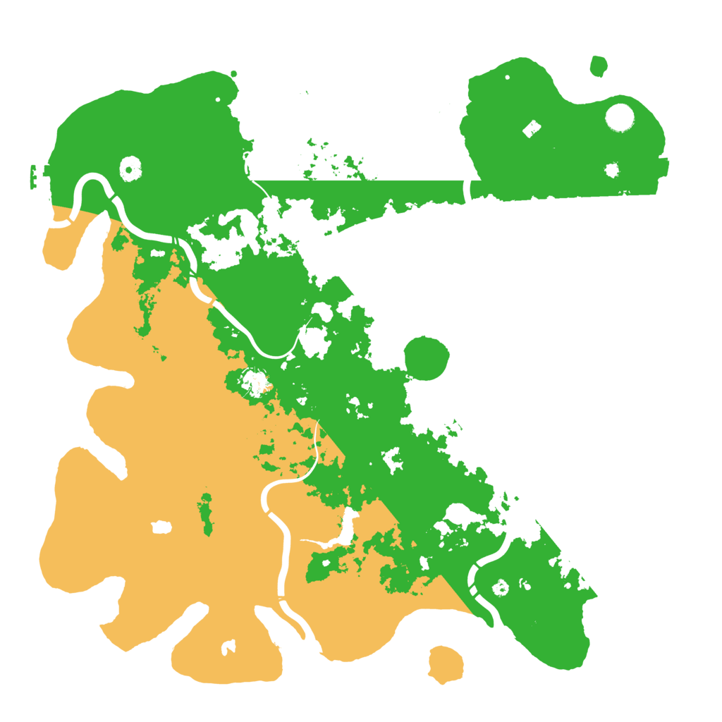 Biome Rust Map: Procedural Map, Size: 4500, Seed: 13992