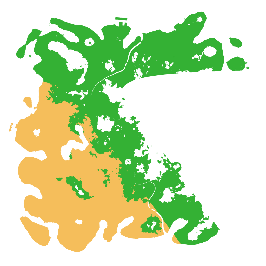 Biome Rust Map: Procedural Map, Size: 4500, Seed: 642509029